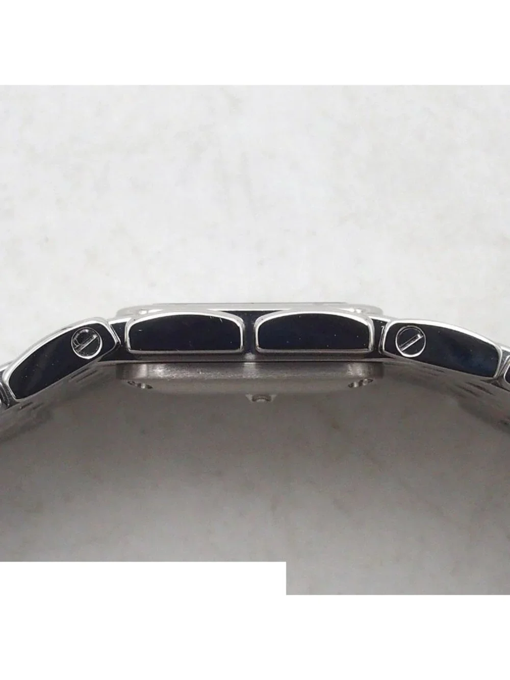 Cartier Panther Ribbon Blue Shell SS Watch Quartz Completed